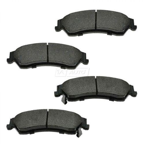 Chevy gmc blazer rear ceramic disc brake pads left & right set kit new