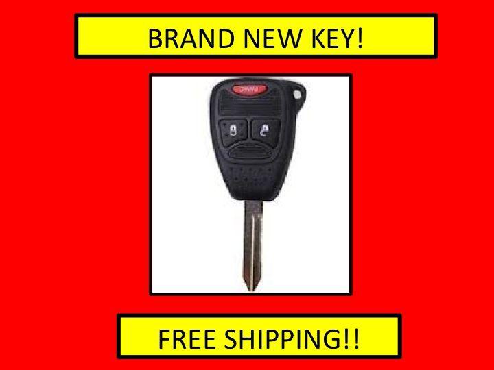 Brand new 3 button keyless remote head key fob - fits jeep