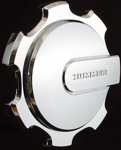 '07-10 hummer h3 center cap for 18" 7 slot chrome rim 6308 part # 09596474