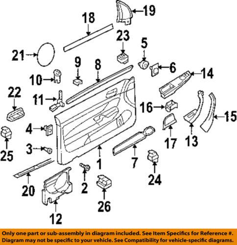 Volkswagen oem 7l6959855b reh door window switch/switch, power window