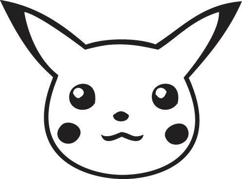 Pikachu vinyl decal window sticker