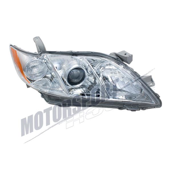 2007-2008 toyota camry chrome passenger side headlight lamp le xle replacement