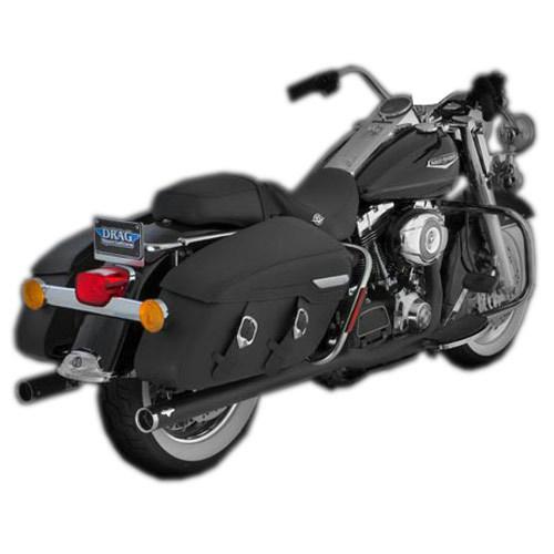 New vance & hines black exhaust harley touring 07-08 road king/electra glide