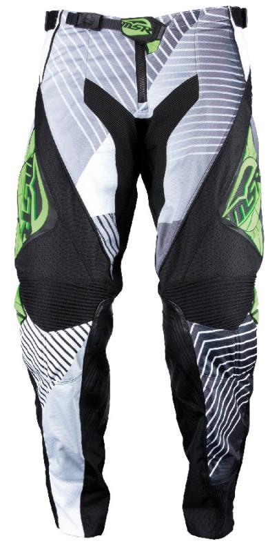 Msr nxt pulse black green 36 dirt bike pants motocross mx atv race gear