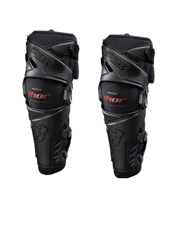 Thor force knee guards braces new black red xxl/xxxl new