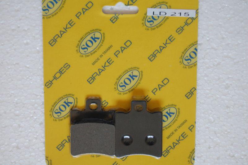 Front brake pads fit aprilia sr50, 97-11 sr scarabeo 50, 04-11 scarabeo 100