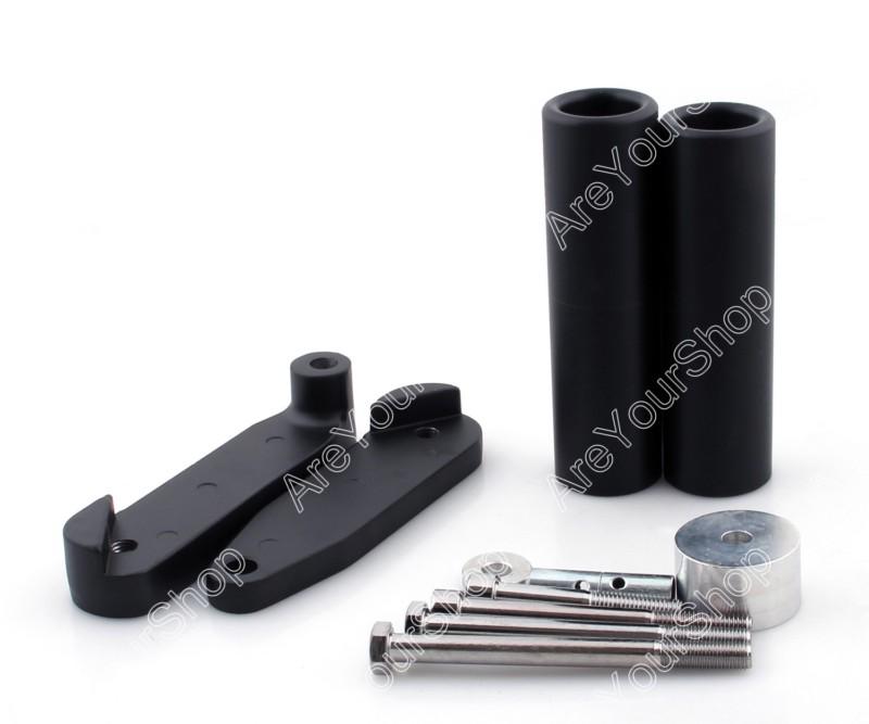 Frame sliders protector crash for kawasaki ninja ex250 2008-2012 black