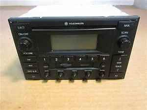 04 05 passat jetta golf radio cd cassette player oem