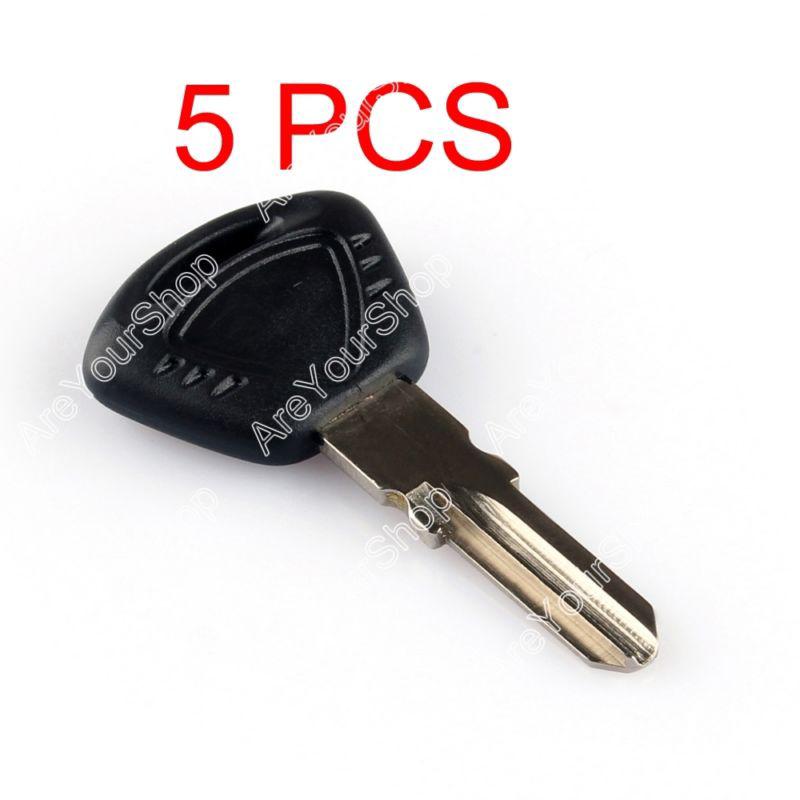 5pcs blade blank key motorcycle for triumph 1050 675 all years black