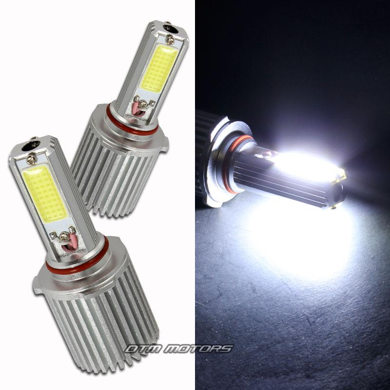 1x pair jeep lexus mazda ininiti 9006 hb4 40w cob chips on board led white bulbs