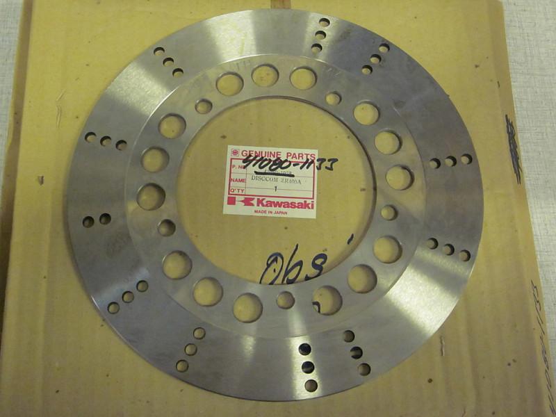 Kawasaki zr400 zr 400 zr550 zr 550 zephyr front brake disc 41080-1133 nos