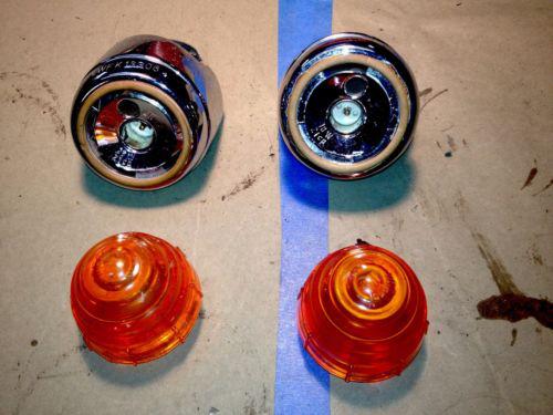 Orig porsche turn signal park lamps 356c