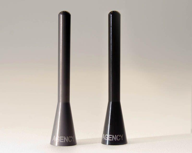 Agency power ap-uni-600blk shorty antenna aluminum black