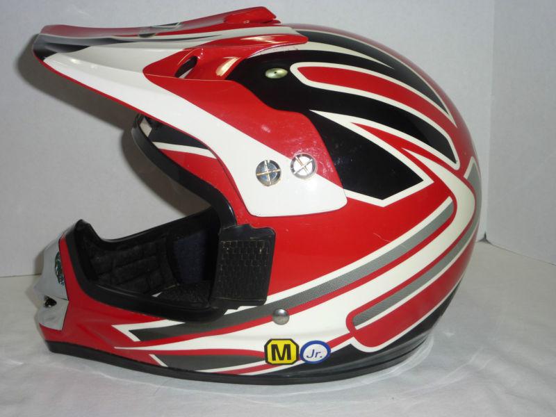 Vega mojave jr off road motorcycle helmet with visor size jr med