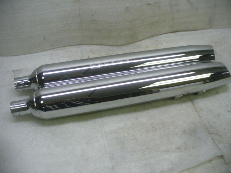 Harley 2012 street glide oem slash cut mufflers,#65592-09a/64900016a.