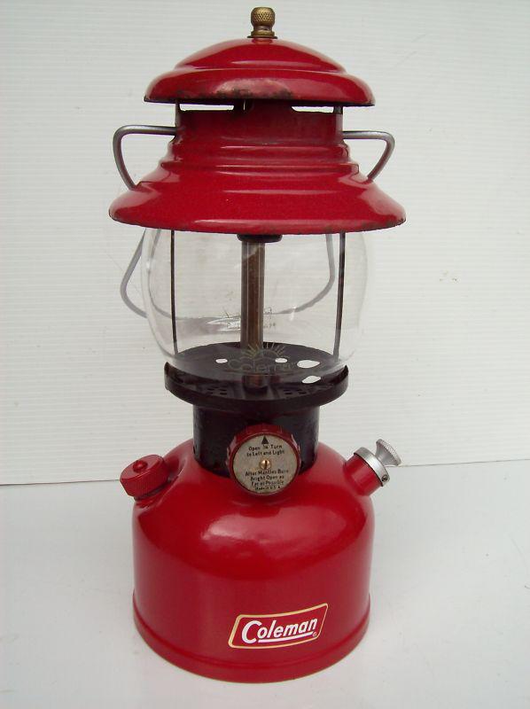 1952 coleman 200a single mantel lantern original and  restored  