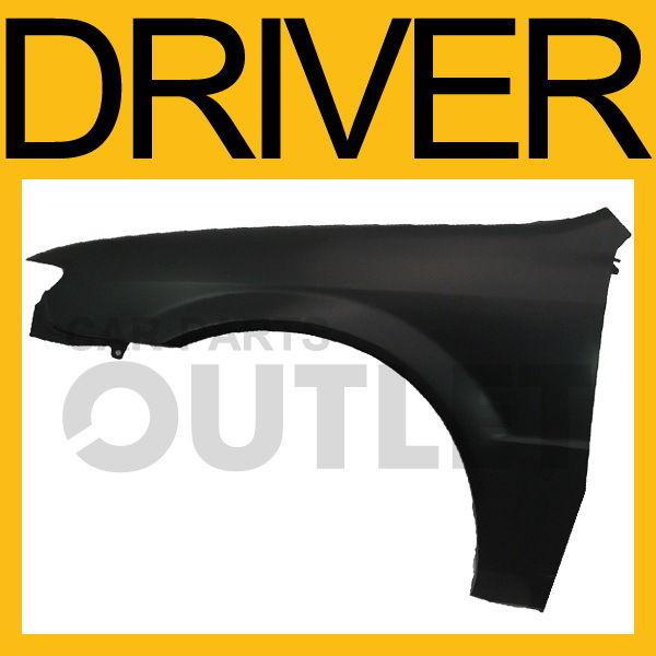 01-03 mazda protege lx es primed fender w/o lamp hole l