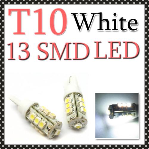 T10 168 194 13-smd wedge bulb turn signal white led