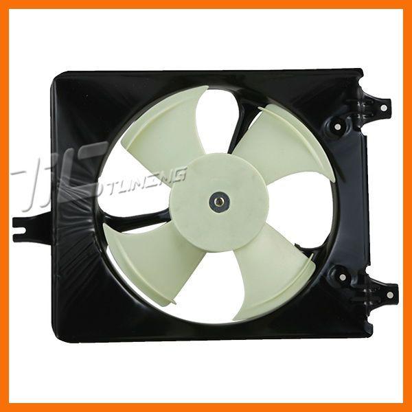 Honda accord ac condenser radiator fan assembly blade motor shroud 98 99 00 01