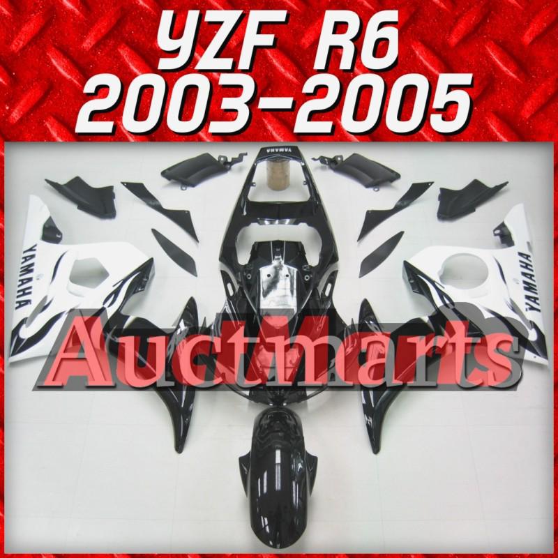 Fit yamaha yzf r6 03 04 05 ( or r6s 06 07 08 09 ) fairing kit bodywork c10 f25