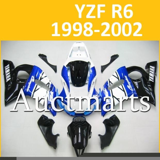 Fit yamaha yzfr6 98 99 00 01 02 yzf r6 1998 1999 2000 2001 2002 fairing b13 h7