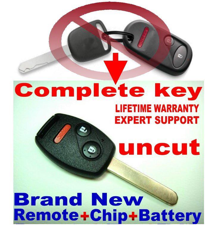 Allin1 key remote for 03-06 element keyless entry chip transponder fob clicker