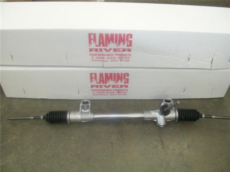 Flaming river 1979 to 1993 mustang manual steering rack