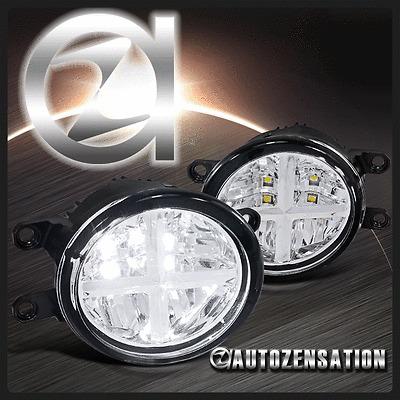 07-12 camry 09-12 corolla chrome smd led bumper driving fog lights kit