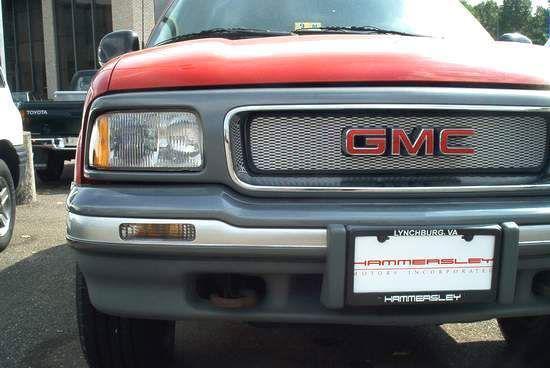 95-97 gmc jimmy/sonoma grill insert  silver powder coated diamond style grille 