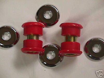 Red handlebar bushing kit fits harley  1973 - up