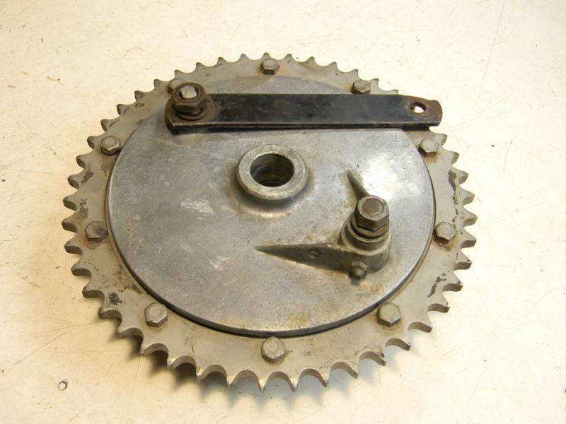 Bsa rear qd type brake drum & plate