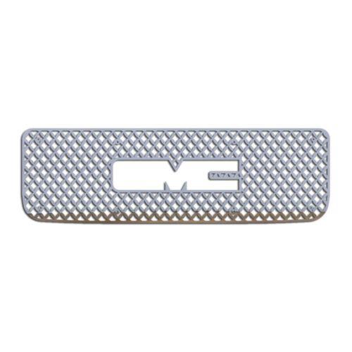 Gmc yukon 94-98 stainless diamond mesh front metal grille trim cover insert