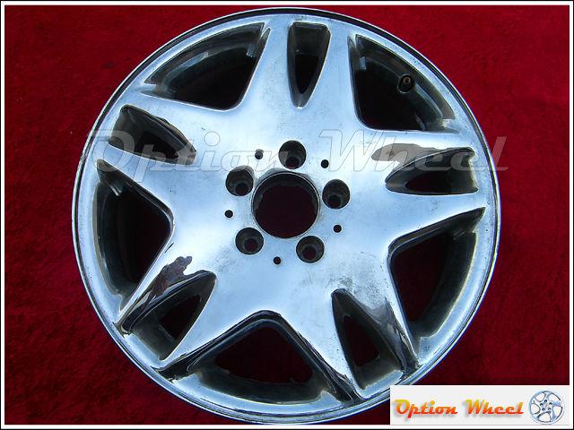 17" mercedes benz s430 s500 cl500 chrome oem factory wheel rim 65308