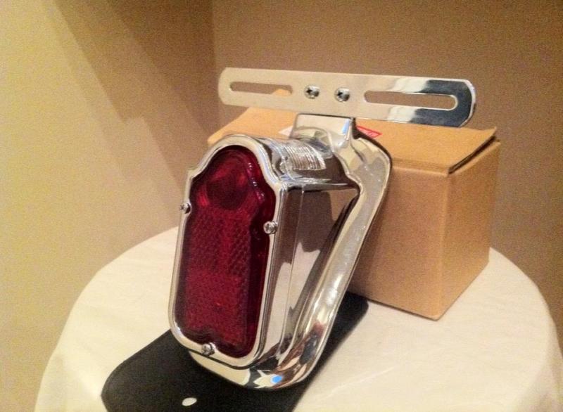 New harley davidson tombstone taillight 1947-1959, chopper bobber old school