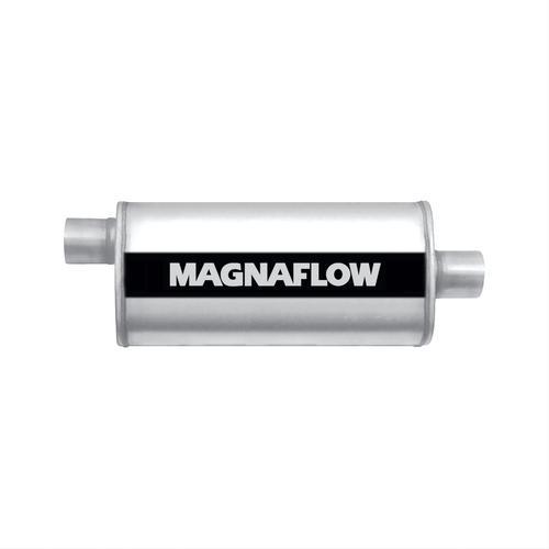 Magnaflow 12256 muffler 2.50" inlet/2.50" outlet stainless steel natural each