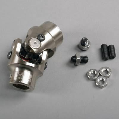 Flaming river steering universal joint steel polished 3/4" dd 3/4" 48-spline