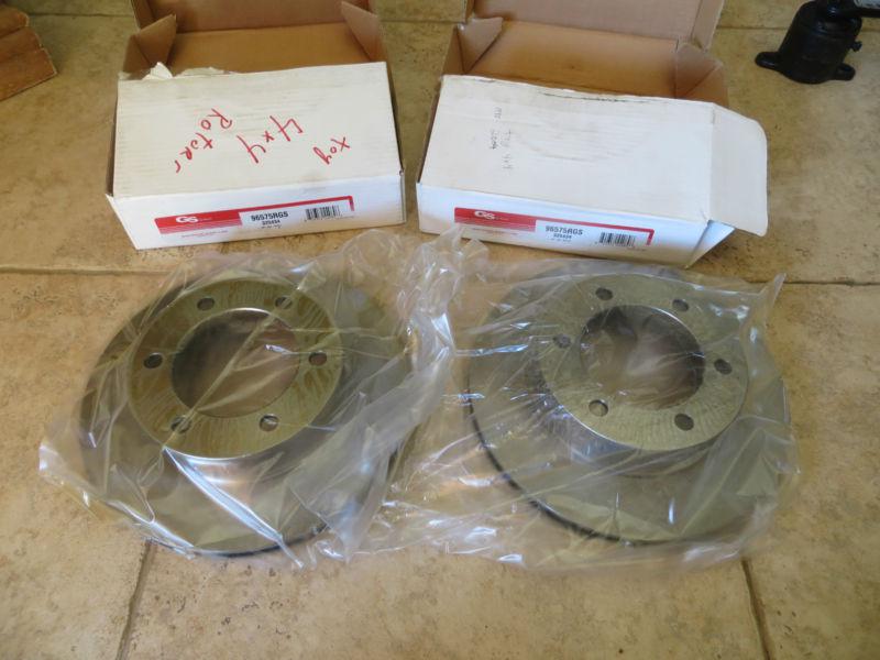 1995-2004 toyota 4x4 tacoma front brake rotors 6-lug nos 