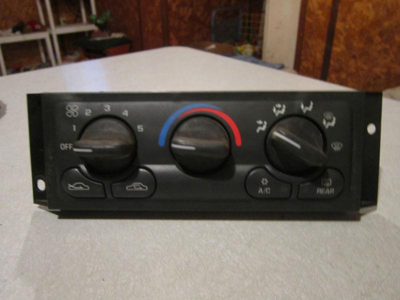 97-99 oldsmobile silhouette venture climate heater control 