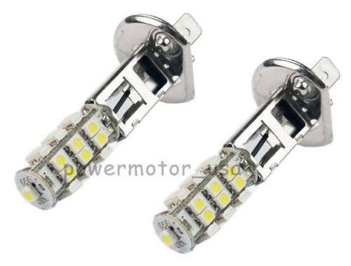 New 2pcs xenon white 25 smd 12v for car h1 led bulb light headlight fog lamp