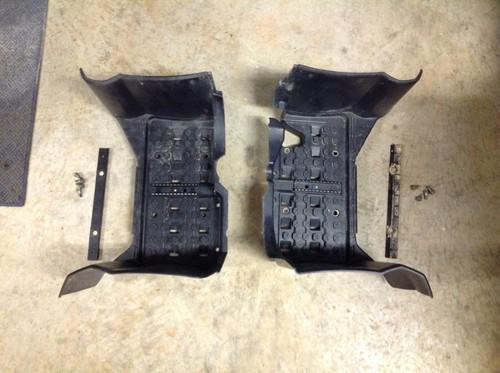 2009 yamaha grizzly 450 left and right foot boards with hardware