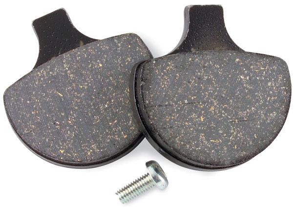 Goodridge organic brake pads g74st for harley fl fx xl