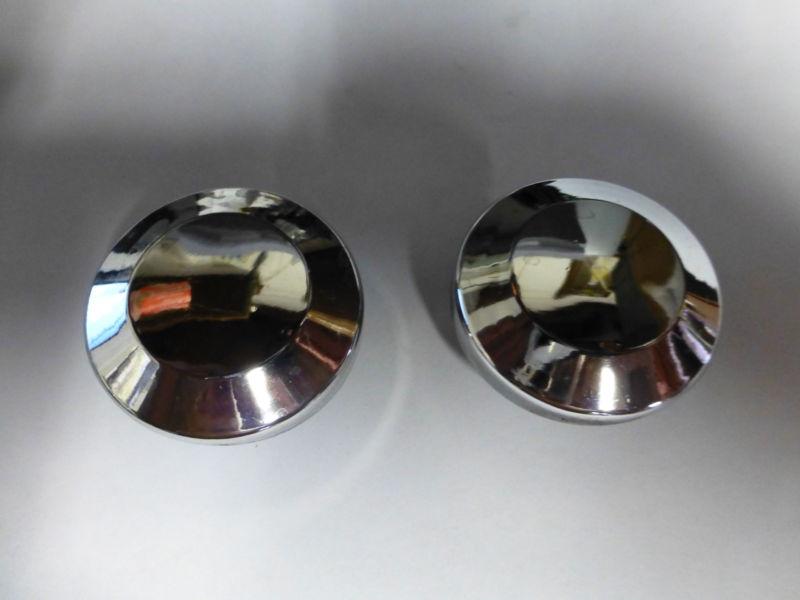 1984 1985 yamaha fj1100 oem geniune chrome side frame caps wow!