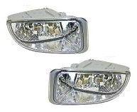 Driving fog light lamp assembly pair set (driver & passenger side, qty 2)