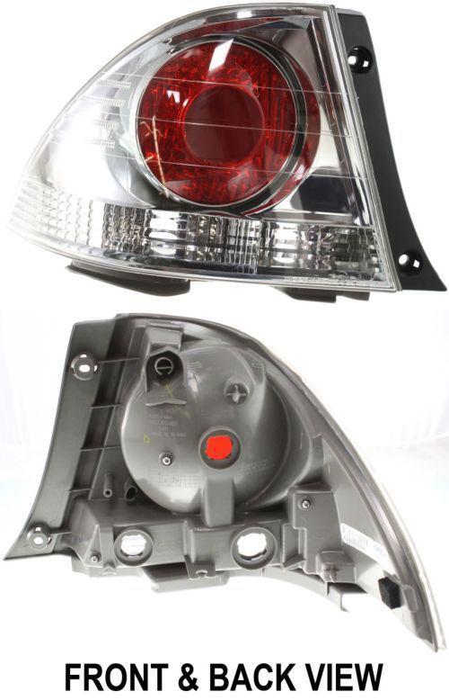 Tail light brake lamp rear lens & housing driver's left side lh