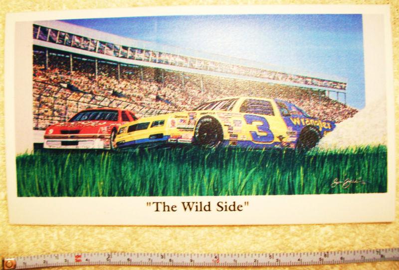 Dale earnhardt #3  "the wild side" racing decal-sticker