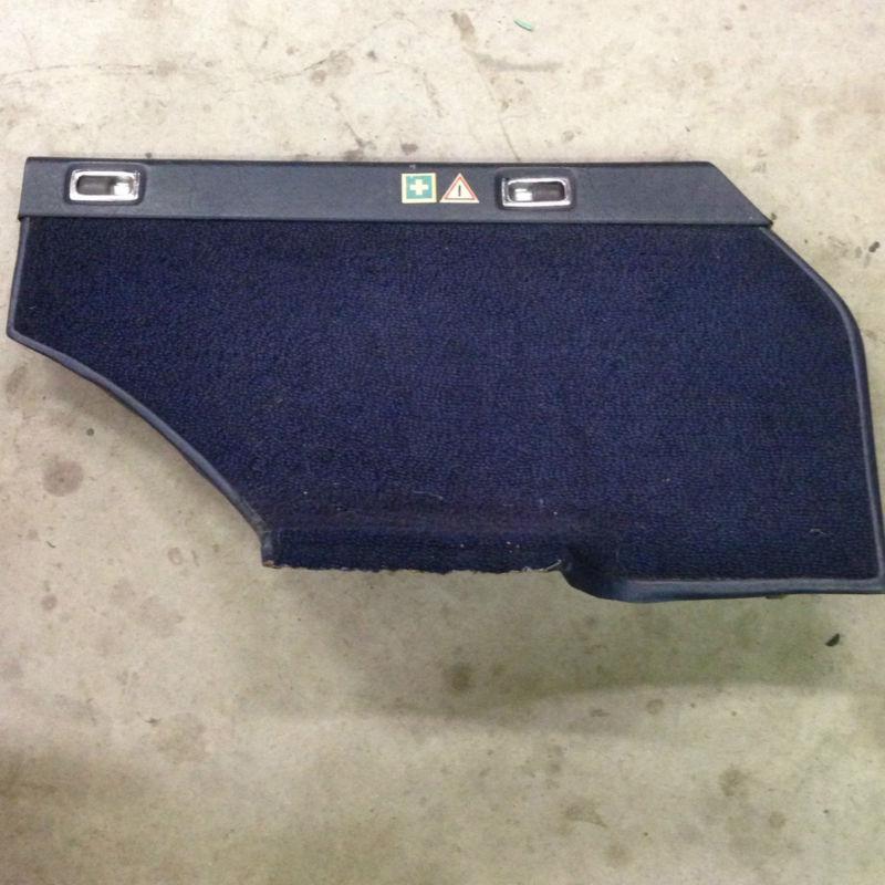 Mercedes benz 300td w123 wagon first aid/emergency rear cargo panel- blue