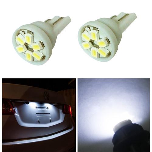 New 2x t10 194 2825 168 hid white 6 1210 smd led bulbs for license plate lights