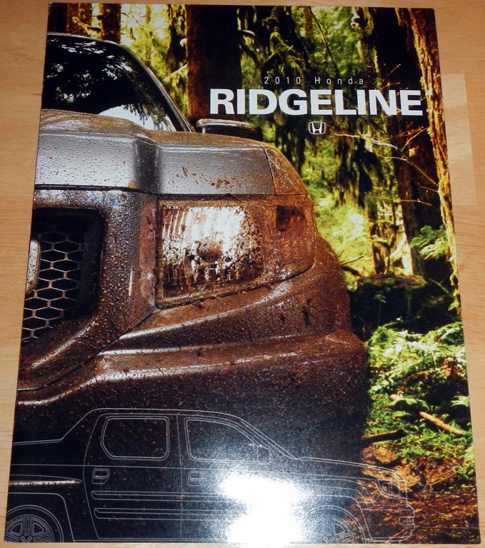 2010 honda ridgeline original dealership sales brochure