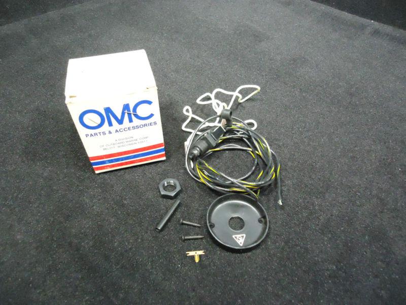 Emergency switch assembly# 0173960, 173960 omc 1982-87 9.9 & 15hp boat motor 