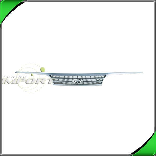 New chrome grille front fo1200302 ptd gray insert 1993-1994 ford crown victoria